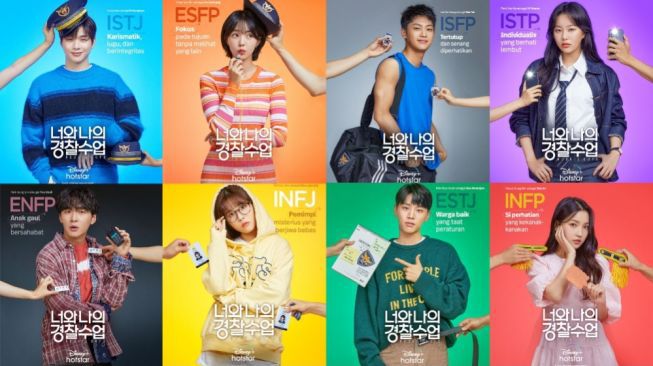 Mengenal 8 Karakter Utama Drama Rookie Cops Berdasarkan Kepribadian MBTI