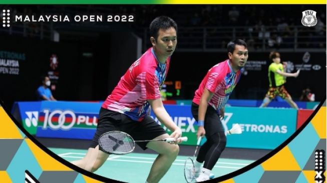 Malaysia Open 2022: Tundukkan Wakil Tiongkok, Ahsan/Hendra Melaju ke 16 Besar