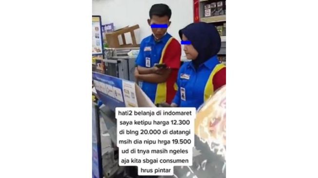 Viral Seorang Ibu Tegur Kasir Minimarket yang Diduga Mainkan Harga, Aksinya Tuai Pro Kontra