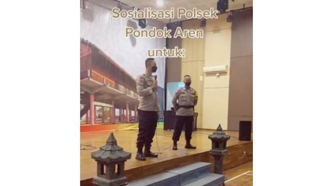 Viral Polisi Sosialisasi Pencegahan Tawuran ke SMAK Penabur Bintaro, Warganet Beri Komentar Ini