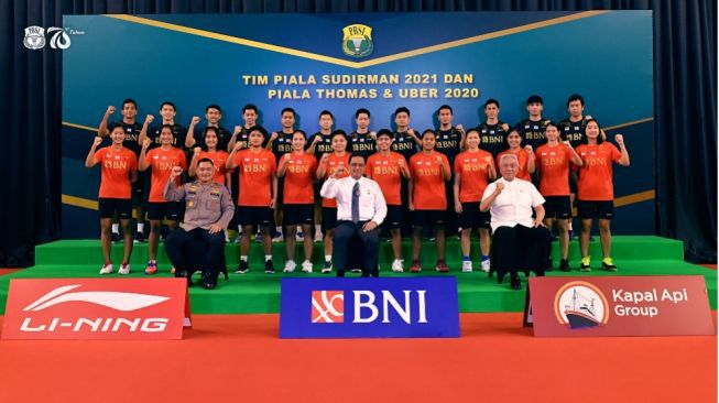 PP PBSI Lepas Tim Sudirman Cup 2021 dan Thomas-Uber Cup 2020