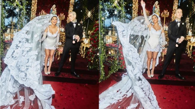 Wow! Kourtney Kardashian dan Travis Barker Gelar Pernikahan di Italia