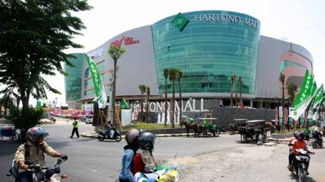 Suasana Hartono Mall Yogyakarta saat PPKM Level 4